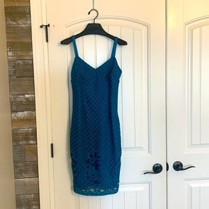 White House Black Market size 2, teal dress.